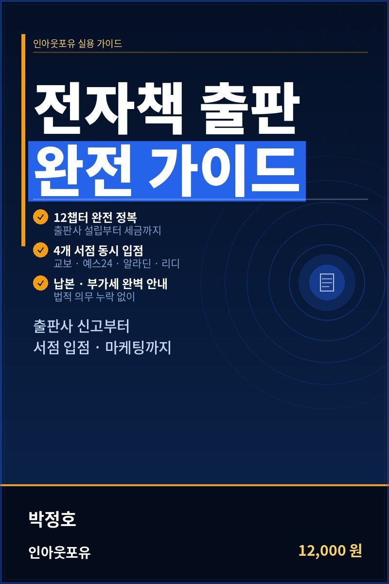 전자책 출판 완전 가이드