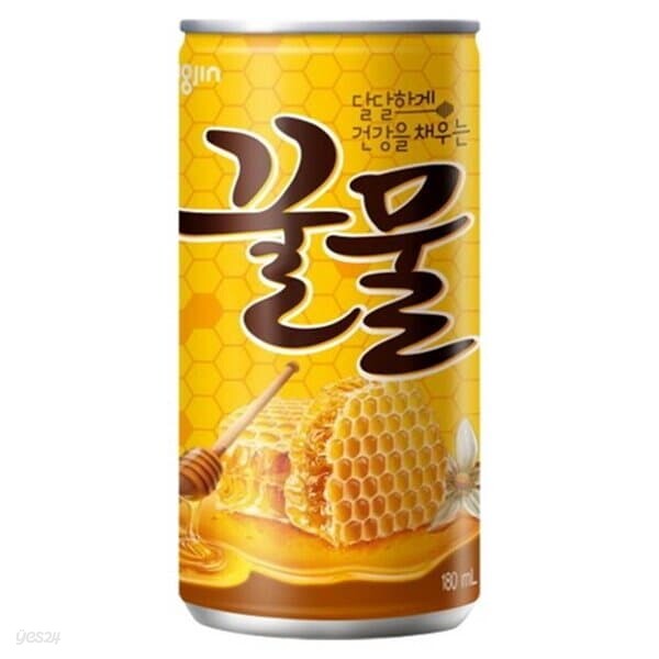 웅진 꿀물 180ml 30캔 탕비실 음료수 간식 캔음료
