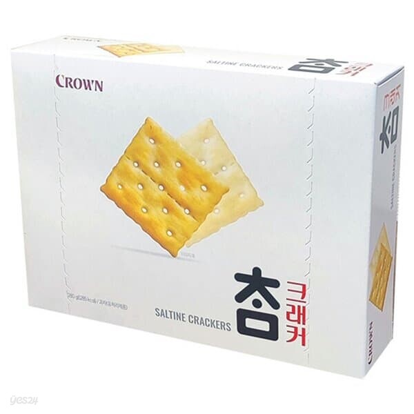 크라운 참 크래커 280g 15입 탕비실 가성비 간식
