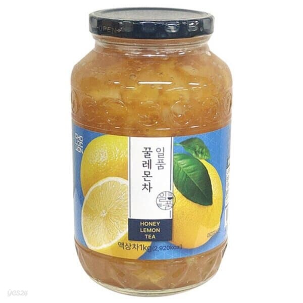 초록원 일품 꿀 레몬차 1kg 탕비실 가성비 간식
