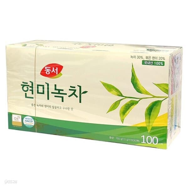 동서 현미녹차 100T 탕비실 가성비 간식 비품
