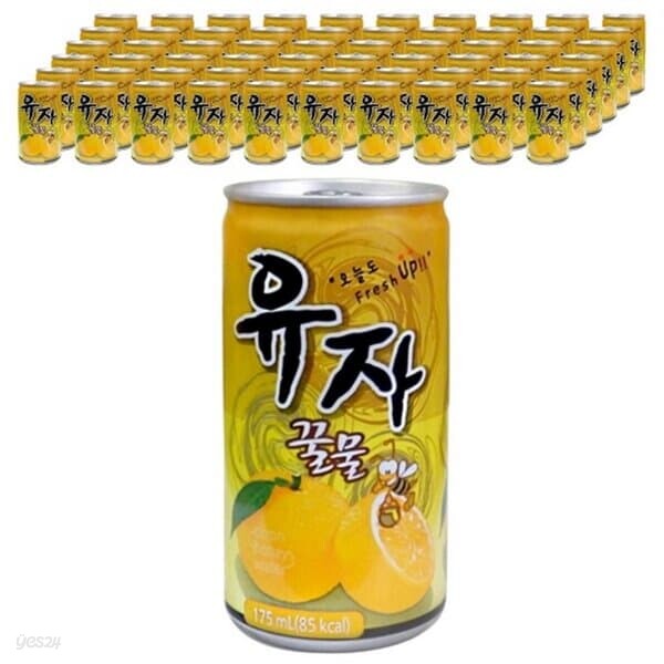 일화 유자꿀물 175ml 30캔x3 음료수 무료배송