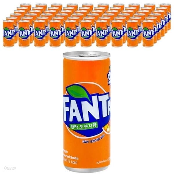 환타 오렌지 250ml 30캔x2 음료수 무료배송