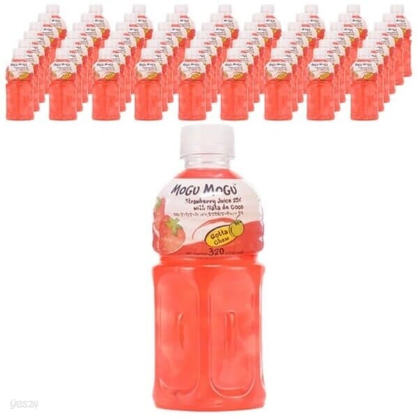 모구모구 딸기 320ml 24페트x2 음료수 무료배송