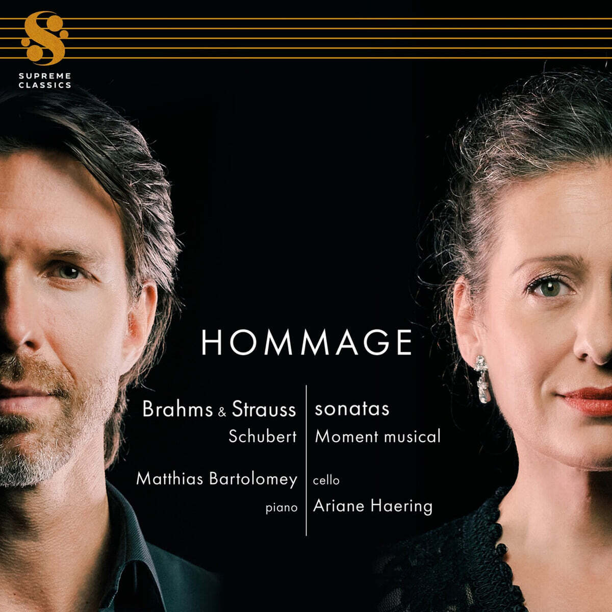 Matthias Bartolomey / Ariane Haering 브람스: 첼로 소나타 1번, 슈트라우스: 첼로 소나타 (Brahms: Cello Sonata No.1 / Strauss: Cello Sonata in F major) [SACD Hybrid]