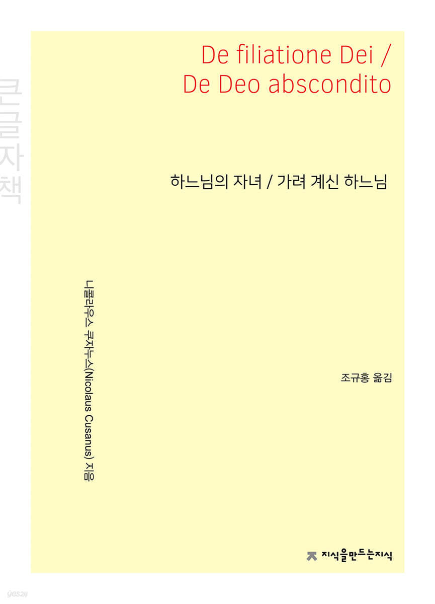 하느님의 자녀 / 가려 계신 하느님 (큰글자책)