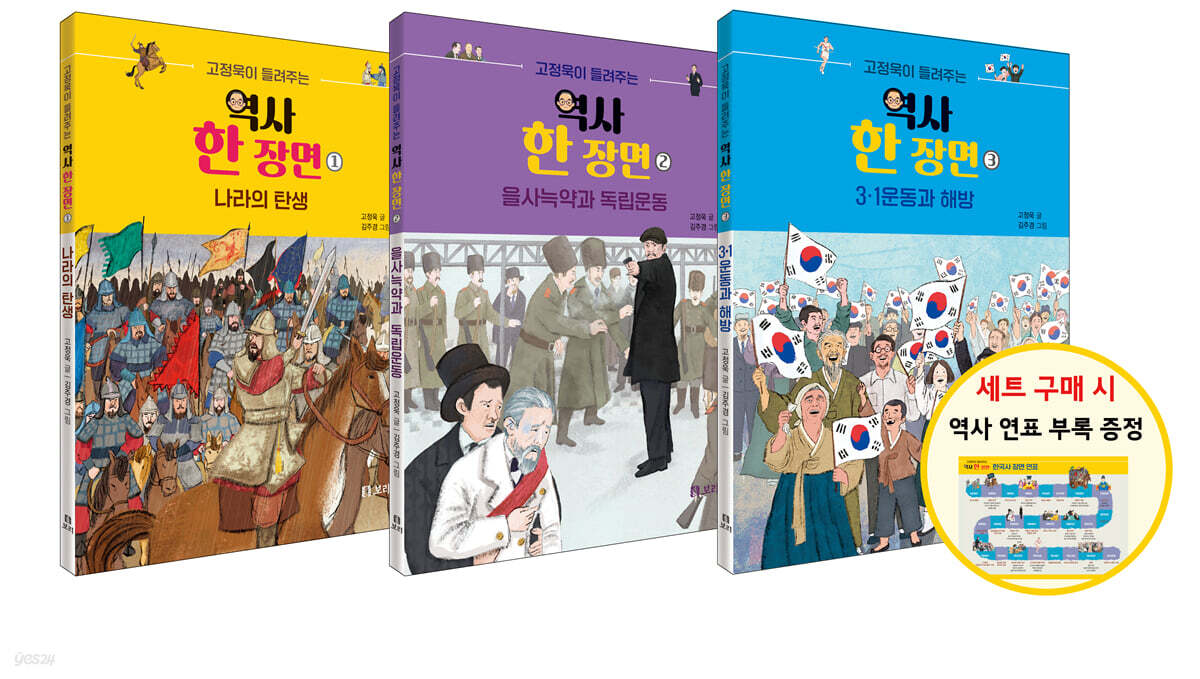 고정욱이 들려주는 역사 한 장면 1~3 세트