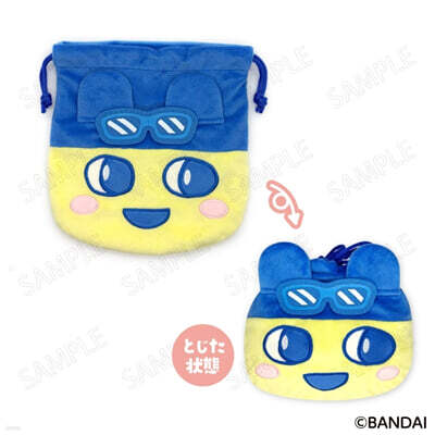 (예약도서) たまごっち エンジョイ！トラベル フェイス巾着 A：まめっち