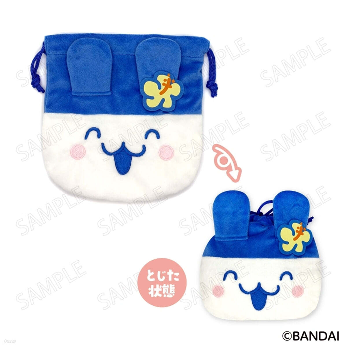 (예약도서) たまごっち エンジョイ！トラベル フェイス巾着 D：みみっち