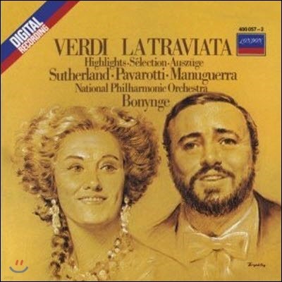 [중고] Luciano Pavarotti, Joan Sutherland, Richard Bonynge / Verdi : La Traviata - Highlights (dd0130)