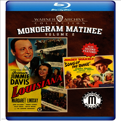 Louisiana (루이지애나) (1947) / Song of the Range (송 온 더 레인지) (1944)(한글무자막)(Blu-ray)