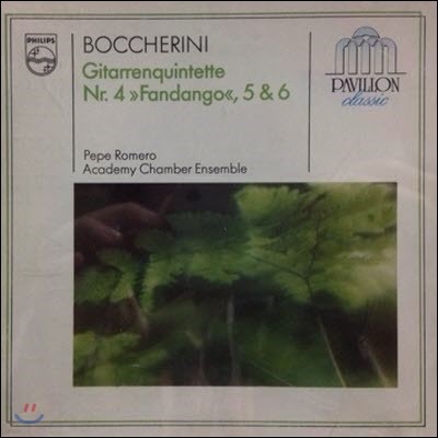 [중고] Pepe Romero / Boccherini : Quintette Fur Gitarre Und Streicher (수입/693317)