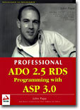 (Professional) ADO 2.5 RDS Programming with ASP 3.0