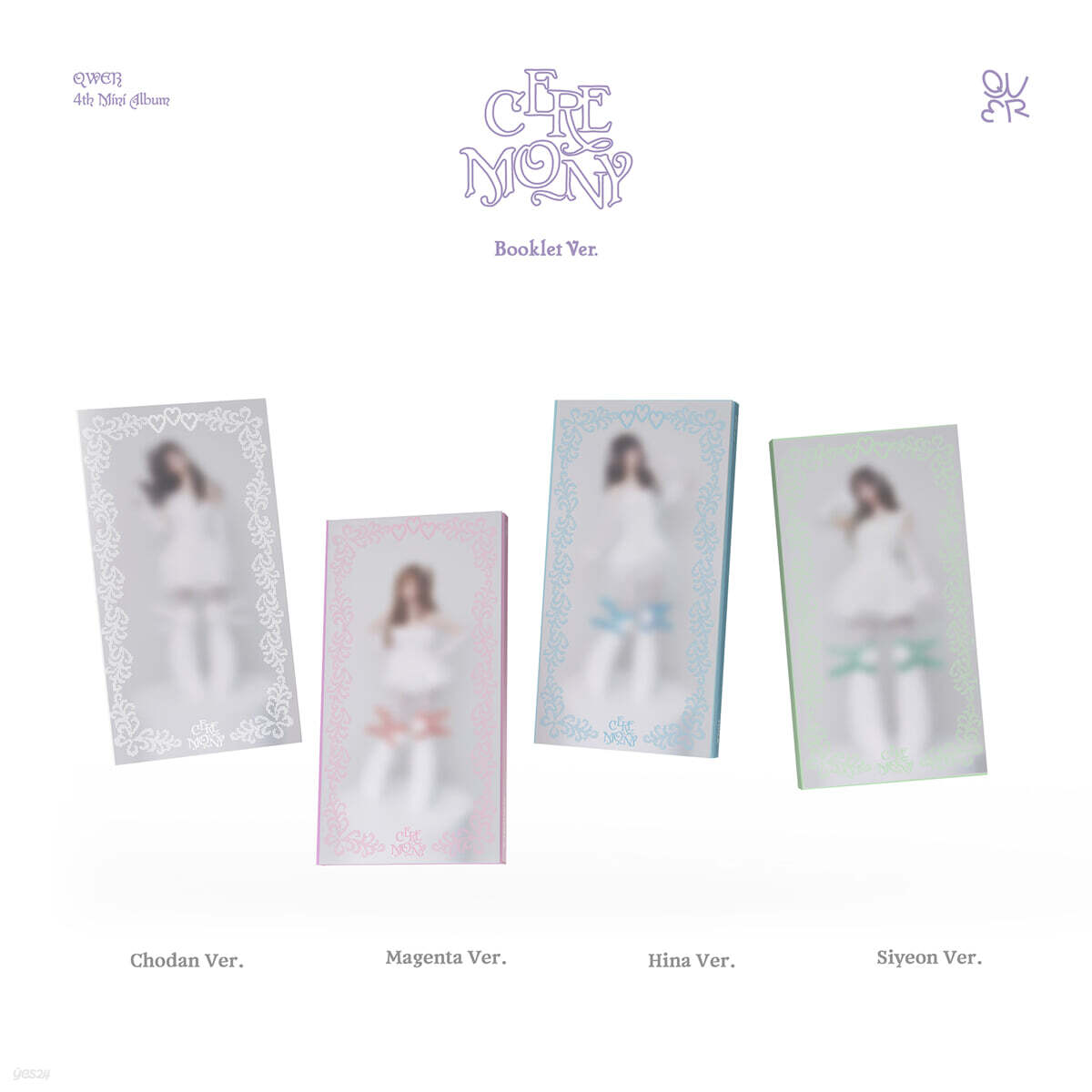 QWER (큐더블유이알) - 미니앨범 4집 : CEREMONY [Booklet Ver.][4종 SET]