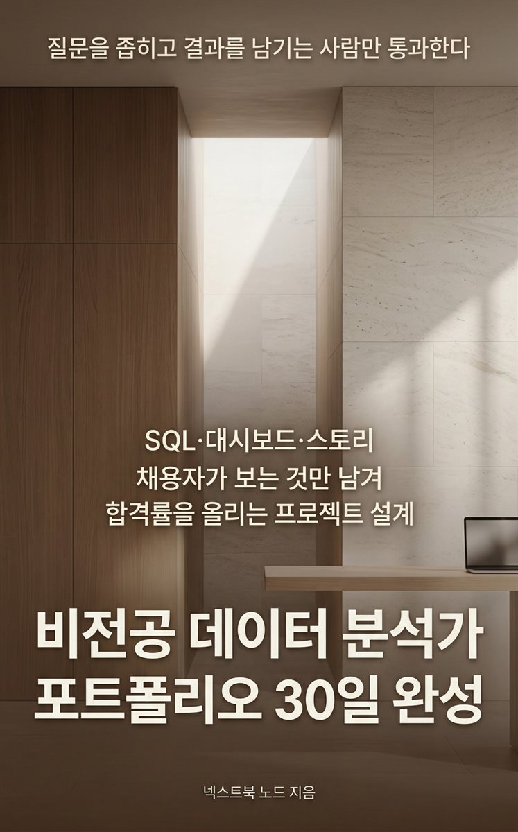 비전공 데이터 분석가 포트폴리오 30일 완성