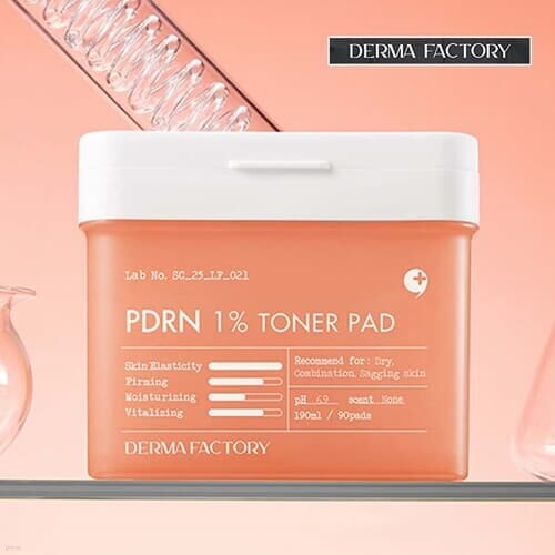 [더마팩토리] PDRN 1% 토너 패드 190ml