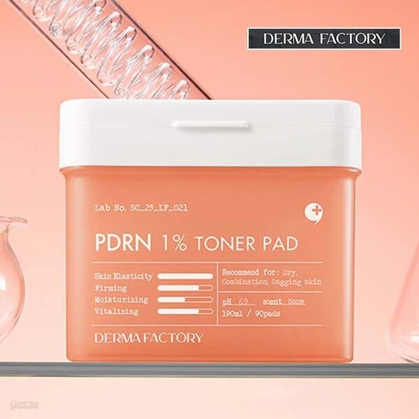 [더마팩토리] PDRN 1% 토너 패드 190ml