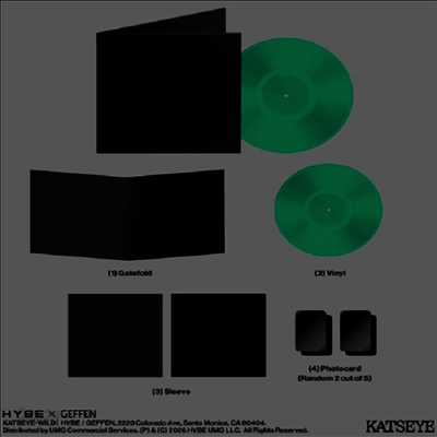 캣츠아이 (Katseye) - 3rd EP 'Wild' (Ltd)(Gatefold Precious Jade Colored LP)