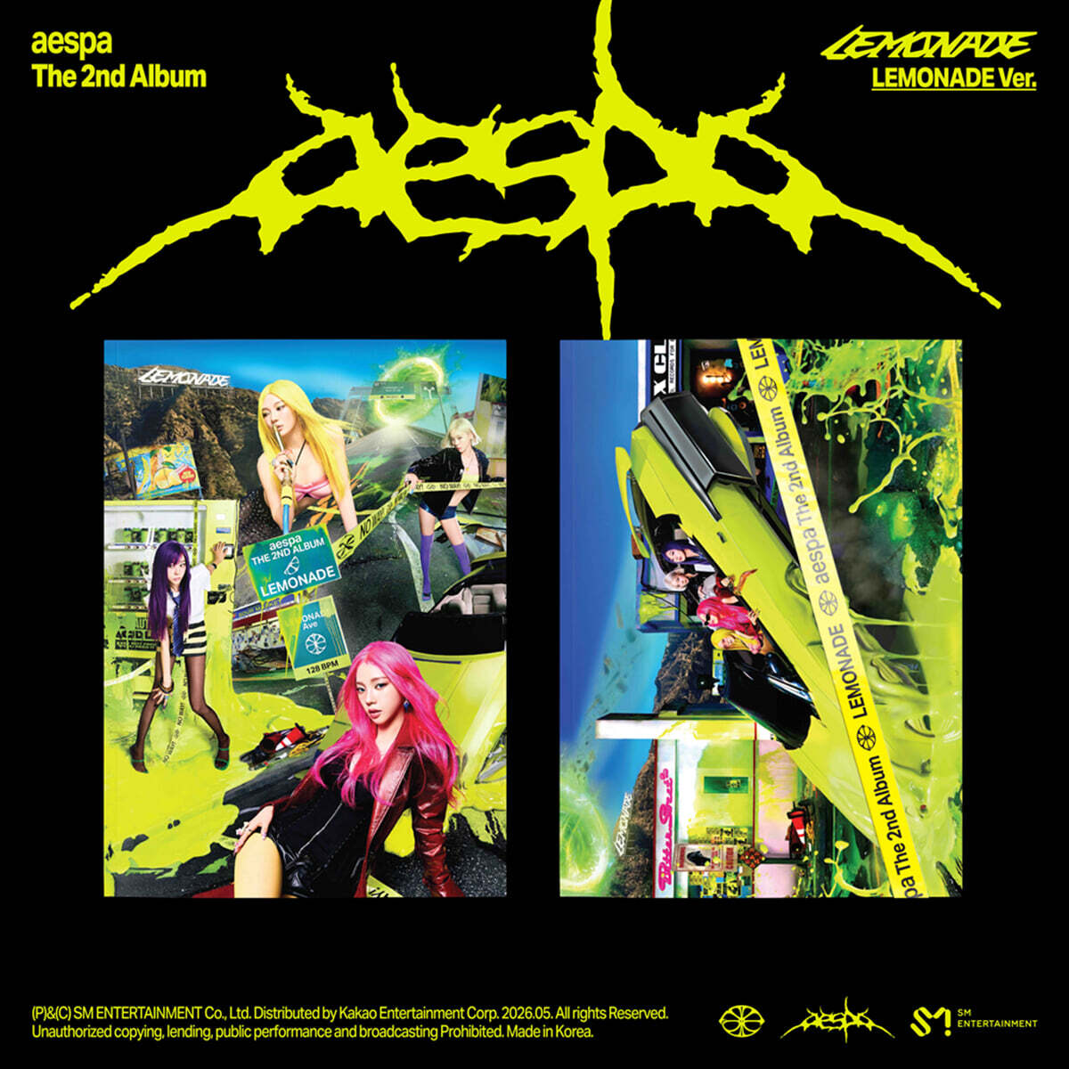 에스파 (aespa) - 2집 : LEMONADE [LEMONADE Ver.][2종 SET]