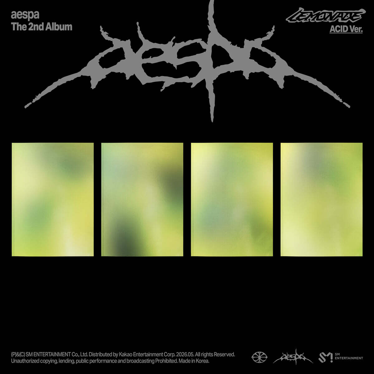 에스파 (aespa) - 2집 : LEMONADE [ACID Ver.][4종 중 1종 랜덤발송]