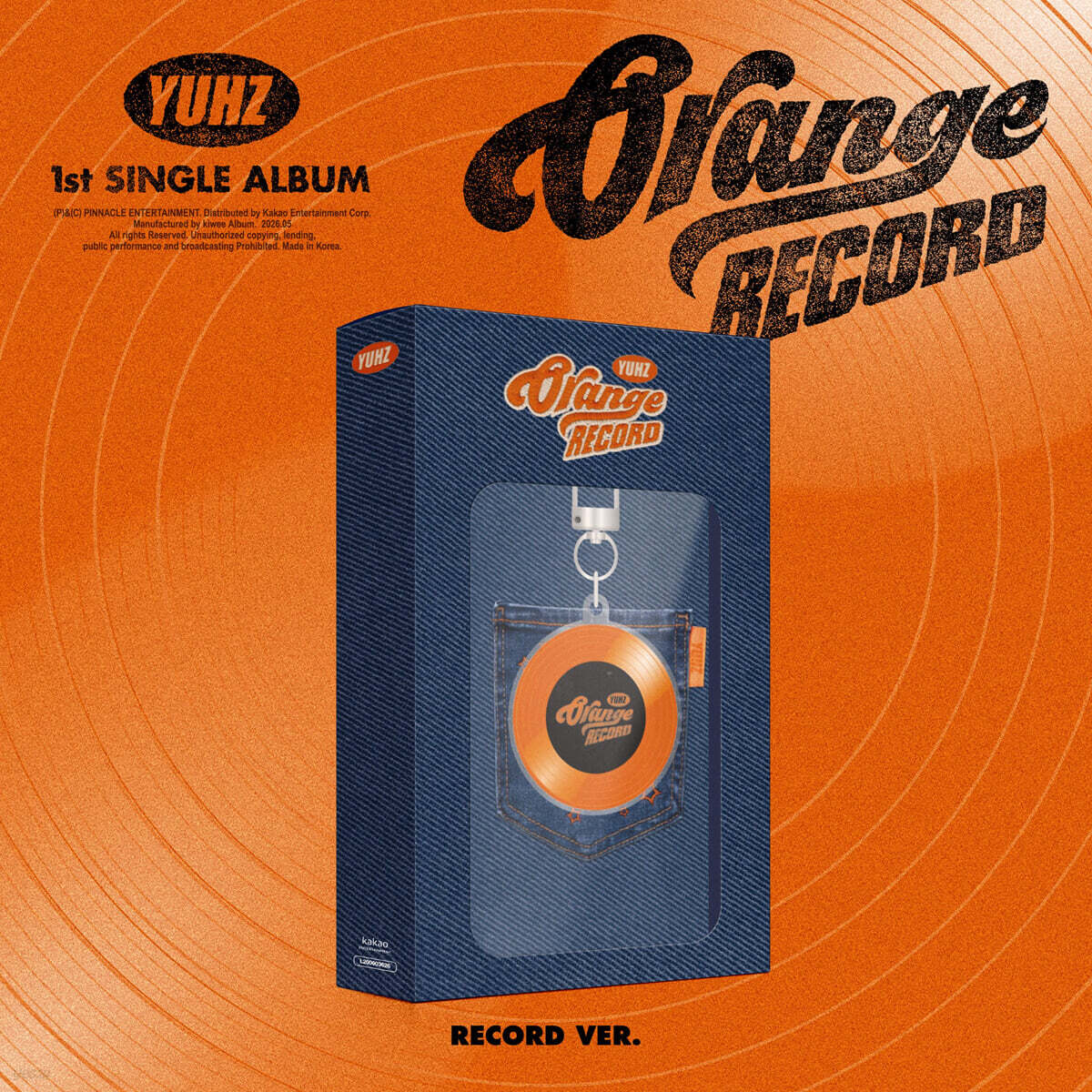 YUHZ (유어즈) - 1st Single Album [Orange Record][Record ver.](Kiwee Album)