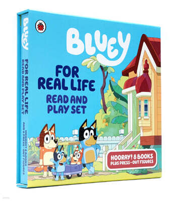 Bluey: For Real Life: Read and Play Set with 8 Books