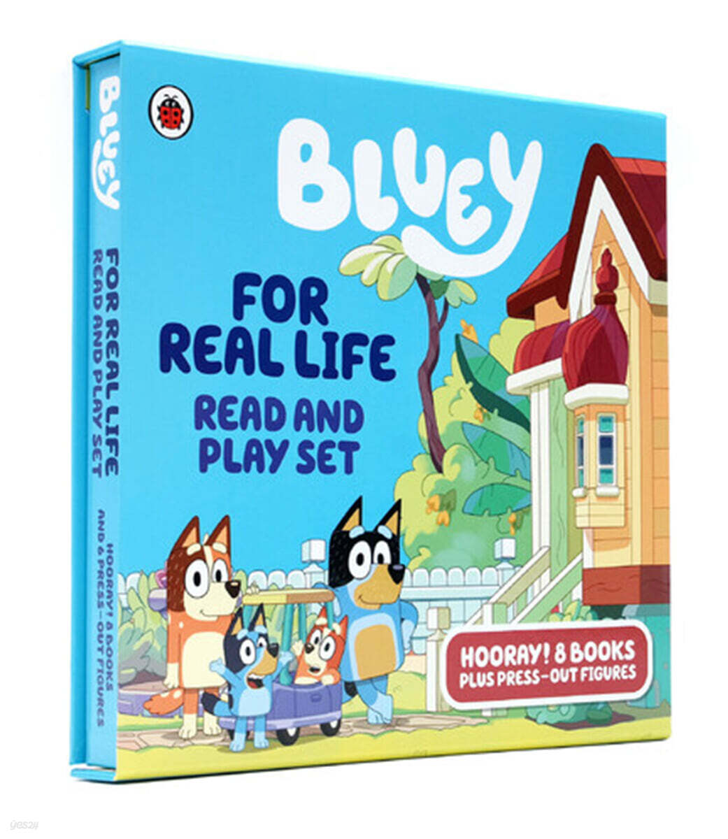 Bluey: For Real Life: Read and Play Set with 8 Books
