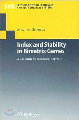 Index and Stability in Bimatrix Games: A Geometric-Combinatorial Approach