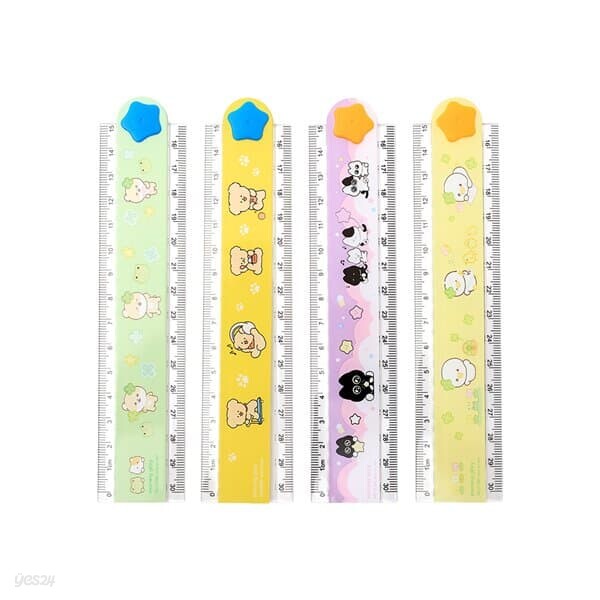 모닝 캐릭터 겹자 15cm 30cm 접이식자