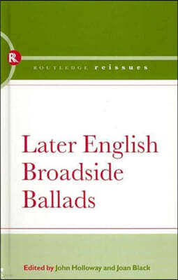 Later English Broadside Ballads