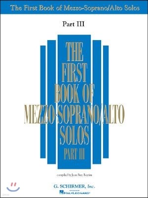 First Book of Mezzo-Soprano Solos - Part III