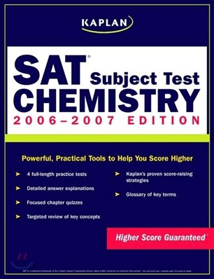 Kaplan Sat Subject Tests Chemistry 2006-2007