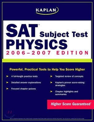 Kaplan Sat Subject Tests Physics 2006-2007
