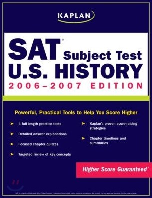 Kaplan Sat Subject Tests U.s. History 2006-2007