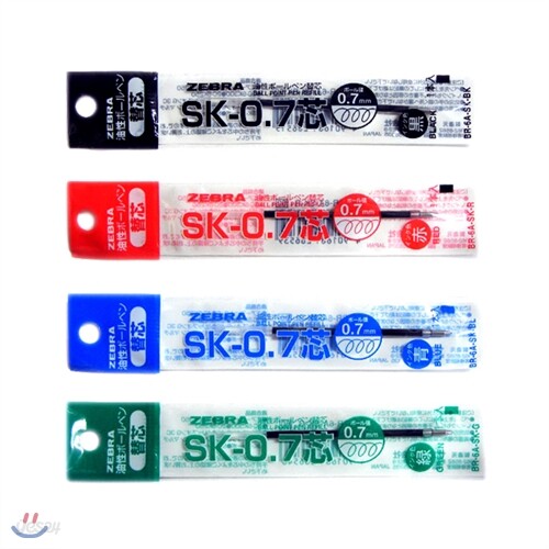 제브라 클립온 멀티 유성리필심 SK-0.7