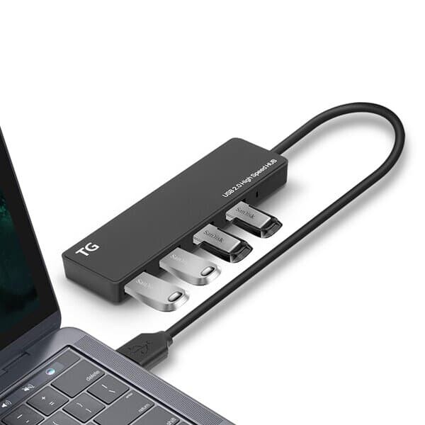 TG삼보 USB 허브 4포트 무전원 2.0 USB A타입 노트북 컴퓨터