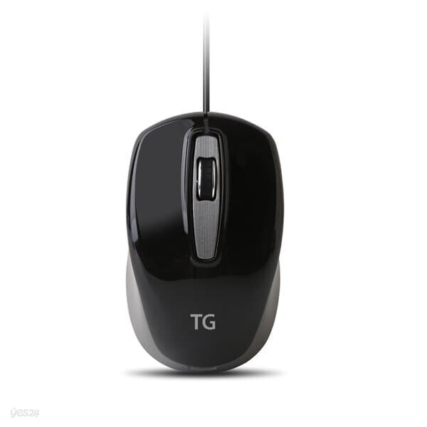TG삼보 유선 무소음 마우스 사무용 블랙 USB 광마우스