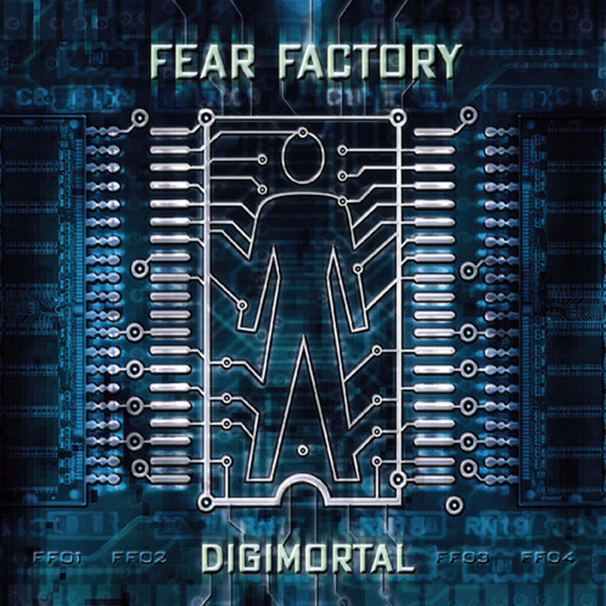 Fear Factory (피어 팩토리) - Digimortal [블랙 & 블루 스플래터 컬러 2LP]