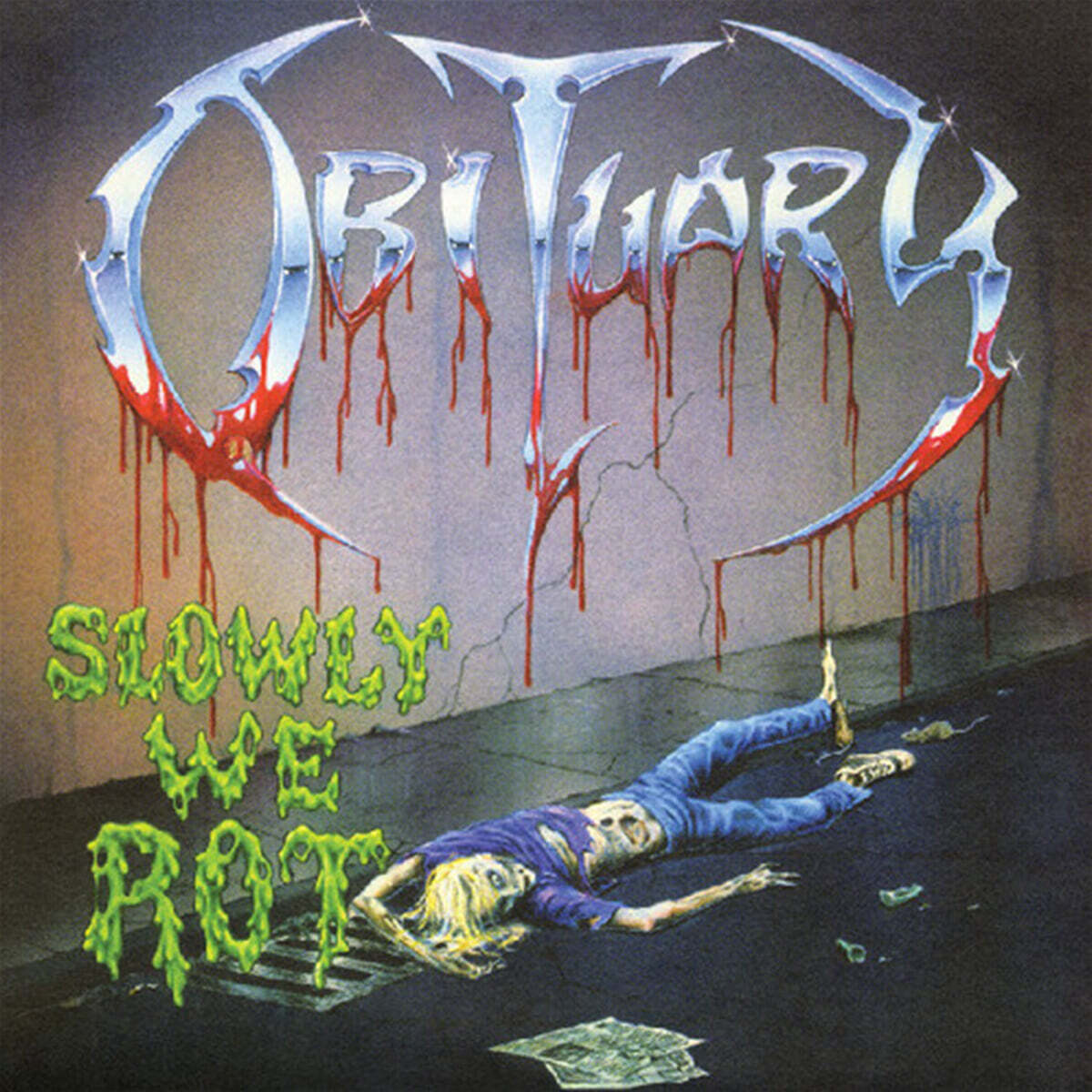 Obituary (오비츄어리) - Slowly We Rot [컬러 LP]