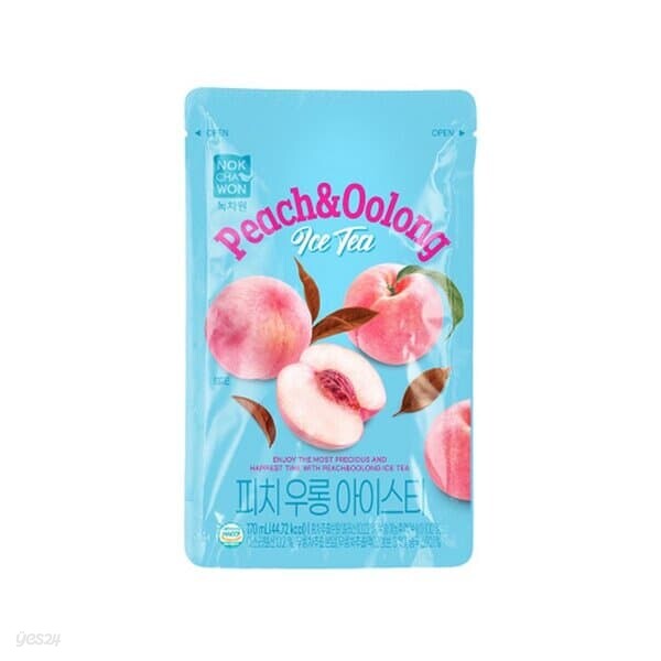 녹차원 피치우롱아이스티 아이스티음료 170ml 10개입