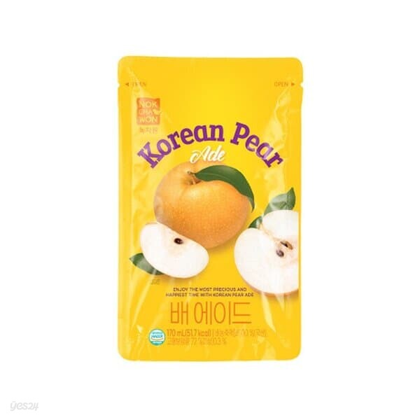 녹차원 배에이드 에이드음료 170ml 10개입