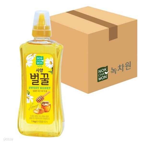 녹차원 사양벌꿀 1kg 1BOX 12입