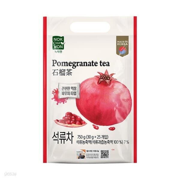 녹차원 석류차파우치 25포 기타차