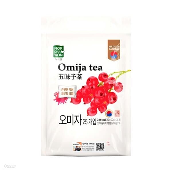 녹차원 오미자 25포 액상파우치타입