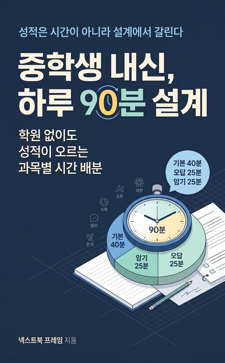 중학생 내신, 하루 90분 설계