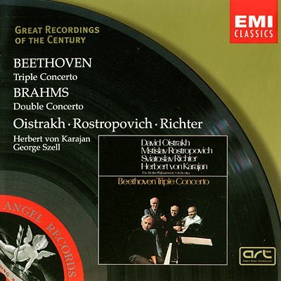베토벤 : 삼중 협주곡 / 브람스 : 이중 협주곡 - 오이스트라흐, 로스트로포비치, 리히터