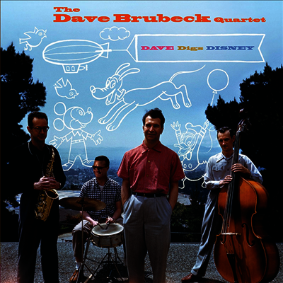 Dave Brubeck Quartet — Dave Digs Disney 앨범 커버