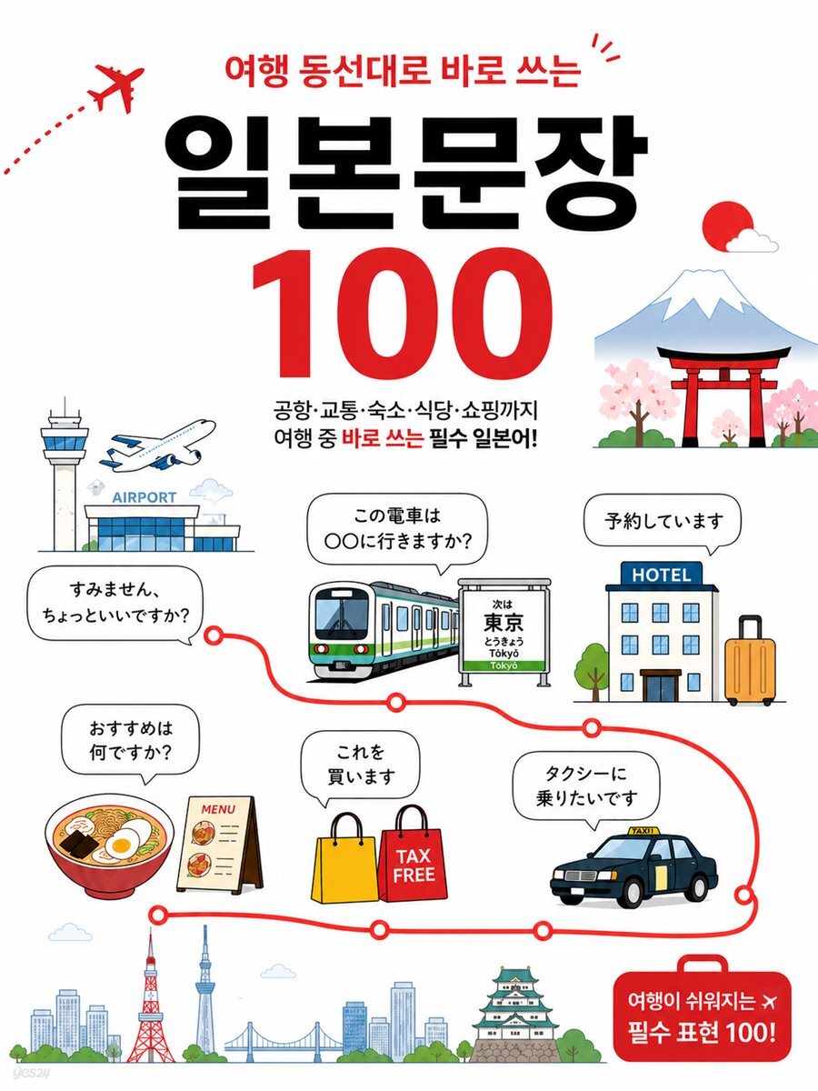 여행 동선대로 바로 쓰는 일본문장 100