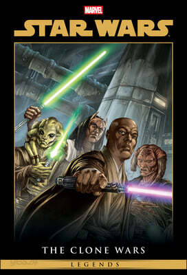 Star Wars Legends: The Clone Wars Omnibus Vol. 1 Jan Duursema Cover