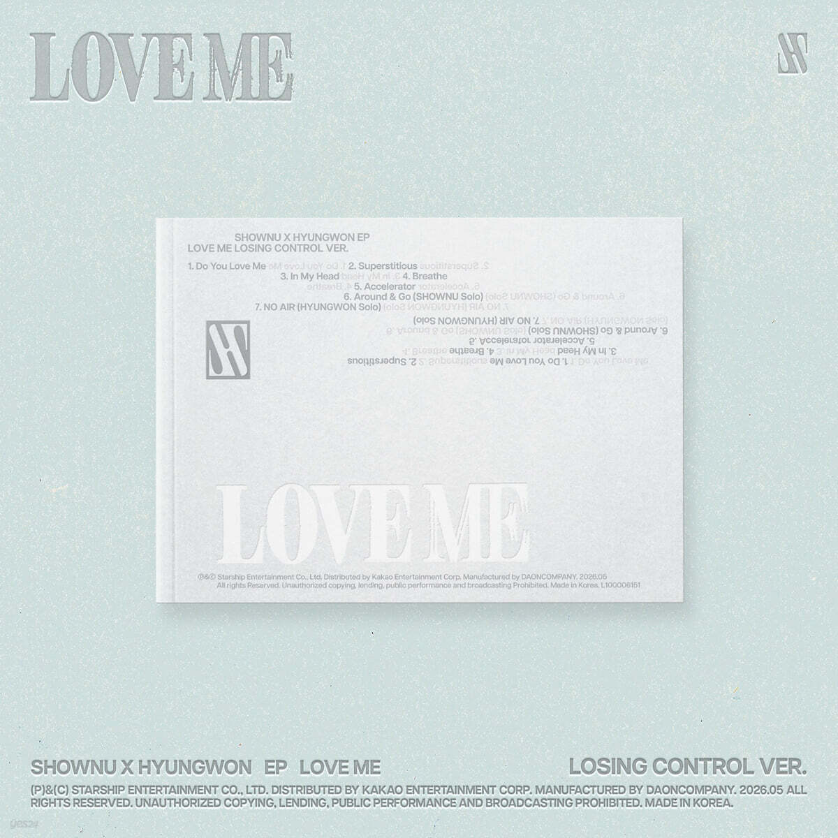 셔누X형원 (몬스타엑스) - EP : LOVE ME [LOSING CONTROL VER.]